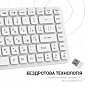 Клавиатура OfficePro SK790W Wireless/Bluetooth White (SK790W) (U0899513)