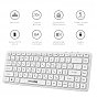 Клавиатура OfficePro SK790W Wireless/Bluetooth White (SK790W) (U0899513)
