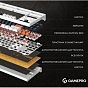 Клавіатура GamePro MK180W Hot-Swap Red Swich RGB USB UA White (MK180W) (U0950989)