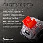 Клавіатура GamePro MK180W Hot-Swap Red Swich RGB USB UA White (MK180W) (U0950989)