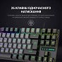 Клавиатура GamePro MK100B Blue Switch LED USB Black (MK100B) (U0913971)
