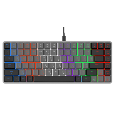Клавіатура GamePro MK140R Red Swich Low Profile USB Dark Gray (MK140R) (U0968321)