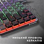 Клавіатура GamePro MK140R Red Swich Low Profile USB Dark Gray (MK140R) (U0968321)