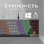 Клавіатура GamePro MK140R Red Swich Low Profile USB Dark Gray (MK140R) (U0968321)
