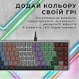 Клавіатура GamePro MK140R Red Swich Low Profile USB Dark Gray (MK140R) (U0968321)
