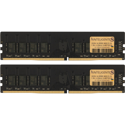 Модуль памяти для компьютера DDR4 32GB (2x16GB) 3600 MHz INTELIGENTES (IU4EFG2/32) (U0979423)