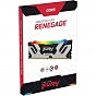 Модуль памяти для компьютера DDR5 16GB 8000 MHz Renegade RGB XMP Kingston Fury (ex.HyperX) (KF580C38RSA-16) (U1018616)