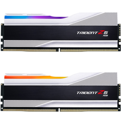 Модуль памяти для компьютера DDR5 32GB (2x16GB) 7200 MHz Trident Z5 RGB Matte White G.Skill (F5-7200J3445G16GX2-TZ5RW) (U1018645)