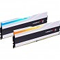 Модуль памяти для компьютера DDR5 32GB (2x16GB) 7200 MHz Trident Z5 RGB Matte White G.Skill (F5-7200J3445G16GX2-TZ5RW) (U1018645)