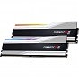 Модуль памяти для компьютера DDR5 32GB (2x16GB) 7200 MHz Trident Z5 RGB Matte White G.Skill (F5-7200J3445G16GX2-TZ5RW) (U1018645)