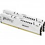 Модуль памяти для компьютера DDR5 32GB (2x16GB) 5600 MHz FURY Beast White Kingston Fury (ex.HyperX) (KF556C40BWK2-32) (U0883807)