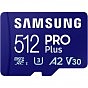 Карта памяти Samsung 512 GB microSDXC Pro Plus UHS-I U3 V30 A2 Class 10 + SD-adap (MB-MD512SA/EU) (U0970713)