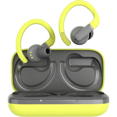 Навушники Canyon OnRun 11 Sport TWS Yellow/Grey (CNS-TWS11GR) (U1006125)