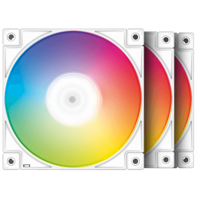 Кулер для корпуса Deepcool FC120 white 3 in 1 (U0630762)
