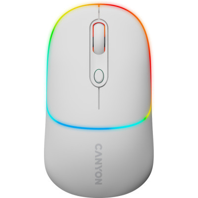 Мишка Canyon MW-22 Dual Band RGB Wireless Snow White (CNS-CMSW22SW) (U0895716)
