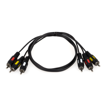 Кабель мультимедійний 3RCA to 3RCA 5.0m Atcom (10713) (U0002594)