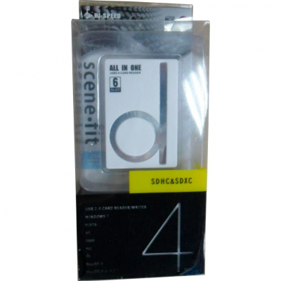 Считыватель флеш-карт Atcom TD2029 USB 2.0 ALL IN 1 — (Memory Stick (MS) , Secure Digit (10729) (U0605043)