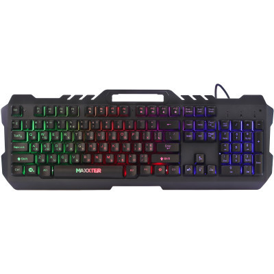 Клавиатура Maxxter KBG-UML-01-UA USB Black (KBG-UML-01-UA) (U0720802)