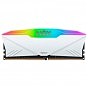 Модуль памяти для компьютера DDR4 16GB (2x8GB) 3200 MHz NOX RGB White Apacer (AH4U16G32C28YNWAA-2) (U0822411)