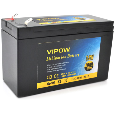 Батарея к ИБП Vipow 12V — 10Ah Li-ion (VP-12100LI) (U0844058)