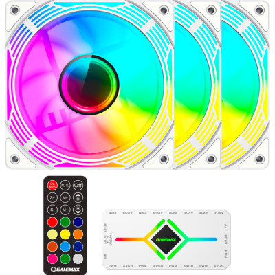 Кулер для корпуса Gamemax KF300 WH (U0887339)