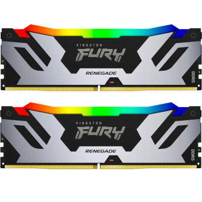 Модуль памяти для компьютера DDR5 32GB (2x16GB) 6800 MHz Renegade RGB XMP Kingston Fury (ex.HyperX) (KF568C36RSAK2-32) (U0893035)