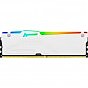 Модуль памяти для компьютера DDR5 16GB 6000 MHz Beast White RGB Kingston Fury (ex.HyperX) (KF560C30BWA-16) (U0944150)