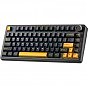 Клавиатура Aula F75 Gasket Greywood V3 switch Hot-Swap PBT Wireless/Bluetooth/USB Black (6948391208626) (U0981838)