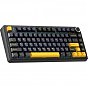 Клавиатура Aula F75 Gasket Greywood V3 switch Hot-Swap PBT Wireless/Bluetooth/USB Black (6948391208626) (U0981838)