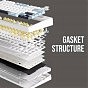 Клавиатура Aula F75 Gasket Greywood V3 switch Hot-Swap PBT Wireless/Bluetooth/USB Black (6948391208626) (U0981838)