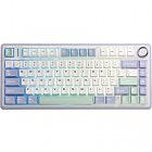 Клавиатура Aula F75 Gasket Greywood V3 switch Hot-Swap PBT Wireless/Bluetooth/USB White (6948391208640)