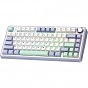 Клавиатура Aula F75 Gasket Greywood V3 switch Hot-Swap PBT Wireless/Bluetooth/USB White (6948391208640) (U0981839)