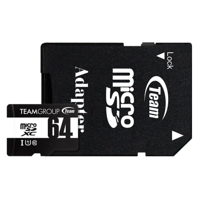 Карта памяти Team 64Gb microSDXC class 10 (TUSDX64GCL10U03) (U0961376)