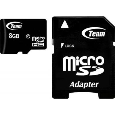 Карта пам'яті Team 8Gb microSDHC class 10 (TUSDH8GCL1003) (U0104383)
