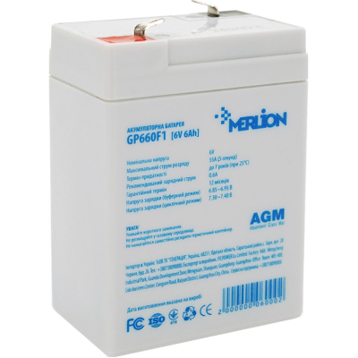 Батарея к ИБП Merlion 6V-6Ah (GP660F1) (U0290185)