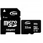 Карта пам'яті Team 32Gb microSDHC class 10 (TUSDH32GCL10U03) (U0304463)