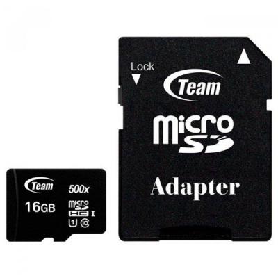 Карта пам'яті Team 16GB microSD class 10 UHS-I (TUSDH16GCL10U03) (U0314890)