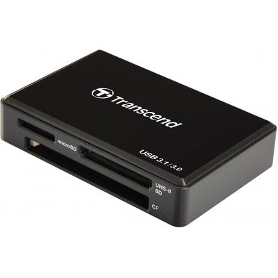 Считыватель флеш-карт Transcend USB 3.1 Black (TS-RDF8K2) (U0357828)