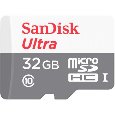 Карта памяти SanDisk 32GB microSD class 10 Ultra Light (SDSQUNR-032G-GN3MN) (U0468133)