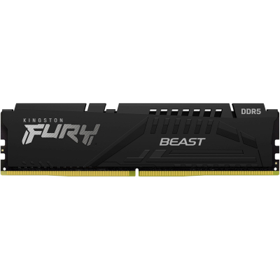 Модуль памяти для компьютера DDR5 16GB 5600 MHz Beast Black Kingston Fury (ex.HyperX) (KF556C40BB-16) (U0610645)