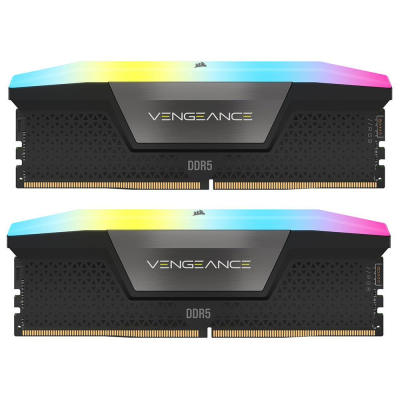 Модуль памяти для компьютера DDR5 32GB (2x16GB) 7200 MHz Vengeance RGB Corsair (CMH32GX5M2X7200C34) (U0838043)