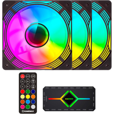 Кулер для корпуса Gamemax KF300 BK (U0887338)