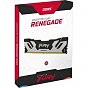 Модуль памяти для компьютера DDr5 16GB 7600 MHz Renegade XMP Silver/Black Kingston Fury (ex.HyperX) (KF576C38RS-16) (U0944133)
