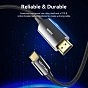 Кабель мультимедійний USB-C 3.1 to HDMI 1.8m 8K 60 Гц Zinc Alloy TPE Black Vention (CRCBAC) (U0955463)