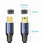 Кабель мультимедийный Mini DisplayPort to Mini DisplayPort 2.0m V1.4 8K 60Hz 32.4Gbps Blue Aluminum Alloy Vention (HCGLH) (U0955468)