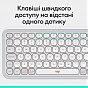 Клавиатура Logitech POP Icon Keys Bluetooth UA Off-White (920-013072) (U0972302)