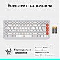 Клавиатура Logitech POP Icon Keys Bluetooth UA Off-White (920-013072) (U0972302)