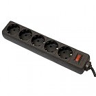 Сетевой фильтр питания Defender ES 3m 5 роз. black (99485)