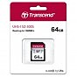 Карта пам'яті Transcend 64GB SDXC class 10 UHS-I U1 V10 (TS64GSDC300S) (U0309095)