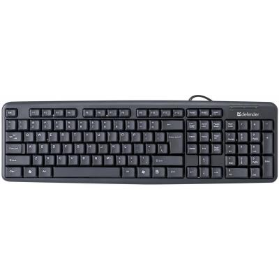Клавіатура Defender Element HB-520 USB UKR Black (45529) (U0371971)